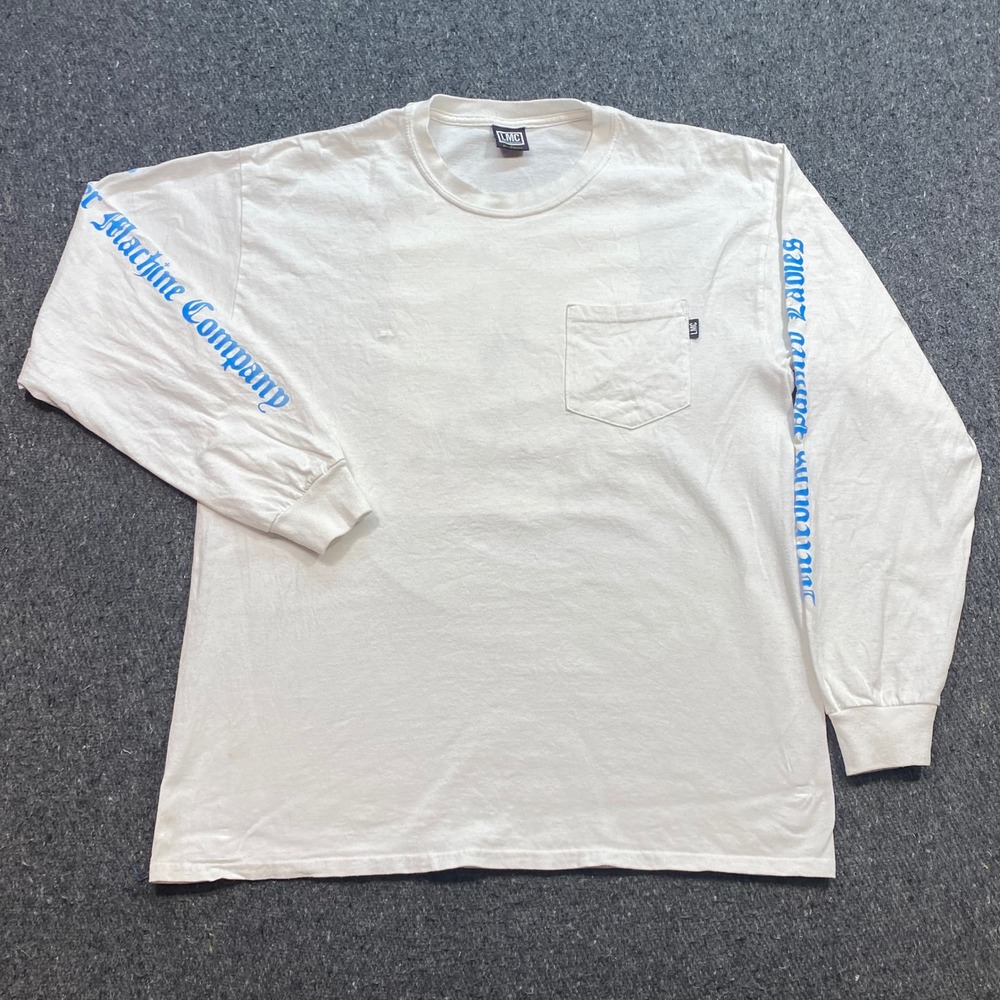 Loser Machine Company TShirt Sz L Mens White Skater Biker Meredith Painted Lady